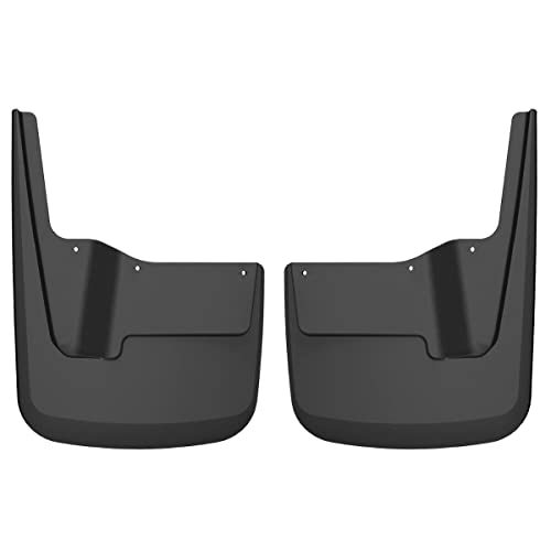 Husky Liners — Rear Mud Guards | Fits 2020 - 2024 GMC Sierra 2500, 3500 HD (Excludes Dually) - Black, 2 Pc. | 59291