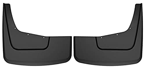 Husky Liners — Rear Mud Guards | Fits 2020 - 2024 Chevrolet Silverado 3500 HD Dually, Rear Set - Black, 2 Pc. | 57751