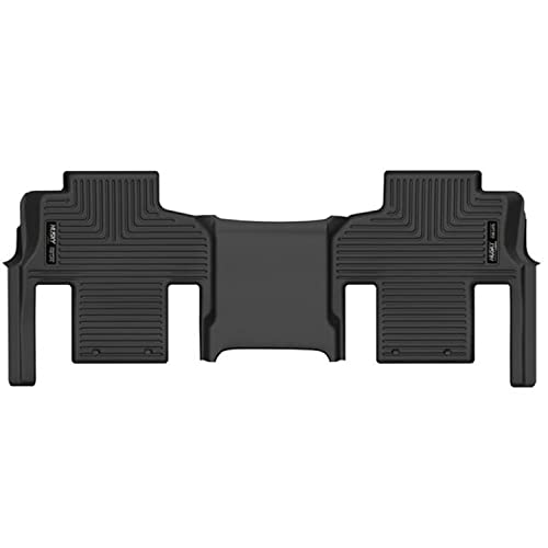 Husky Liners X-act Contour Floor Mats | Fits 2022 - 2024 Jeep Grand Wagoneer w/2nd Row Bucket Seats | 2nd Row, 1-pc Black - 51421