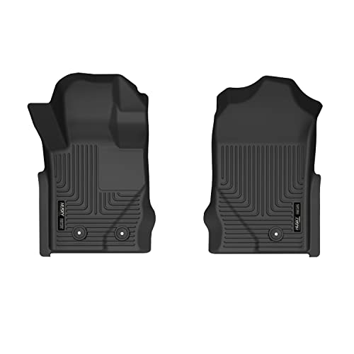 Husky Liners X-act Contour Floor Mats | Fits 2021 - 2024 Ford Bronco | Front Row, 2-pc Black - 55941