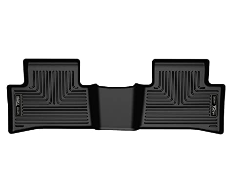 Husky Liners X-act Contour Floor Mats | Fits 2022 - 2024 Toyota Corolla Cross (Front Wheel Drive Only) | 2nd Row, 1-pc Black - 50711