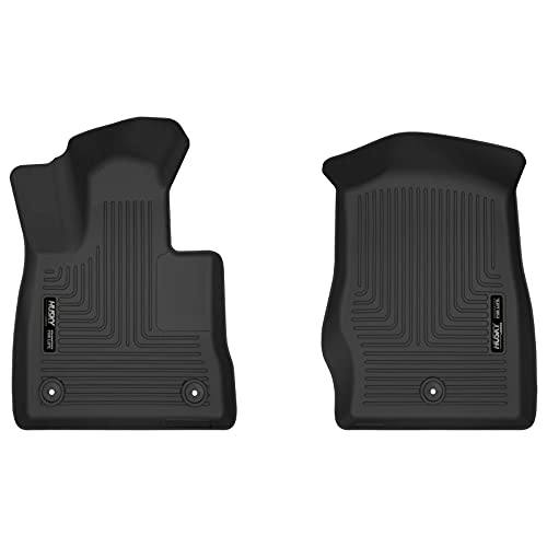 Husky Liners X-act Contour Floor Mats | Fits 2020 - 2024 Ford Explorer | Front Row, 2-pc Black - 54871