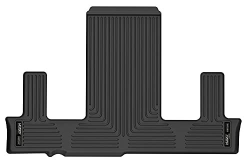 Husky Liners X-act Contour Floor Mats | Fits 2021 - 2024 Chevrolet Suburban, GMC Yukon, 2021 - 2024 Cadillac Escalade (w/2nd Row Bucket Seats) | 3rd Row, 1-pc Black - 55331