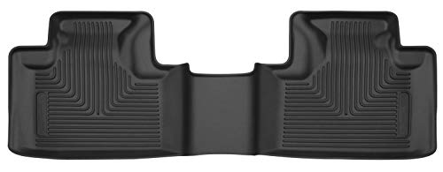 Husky Liners X-act Contour Floor Mats | Fits 2011 - 2024 Dodge Durango; 2011 - 2021 Jeep Grand Cherokee; 2022 Jeep Grand Cherokee WK | 2nd Row, 1-pc Black - 53661