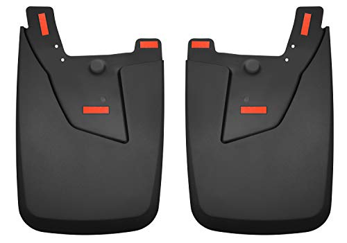 Husky Liners — Rear Mud Guards | Fits 2019 - 2024 Dodge Ram 2500/3500 with Single Rear Wheels & OE Fender Flares - Black, 2 Pc. | 59051