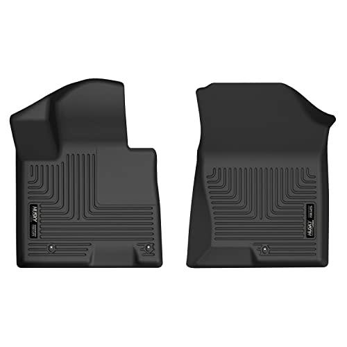 Husky Liners X-act Contour Floor Mats | Fits 2022 - 2024 Hyundai Tucson & Hyundai Santa Cruz | Front Row, 2-pc Black - 51841