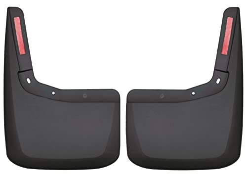 Husky Liners — Rear Mud Guards | Fits 2021 - 2024 Ford F-150 (King Ranch, Lariat, Limited, Platinum, SSV, Tremor, XL, XLT) - Black, 2 Pc. | 59521