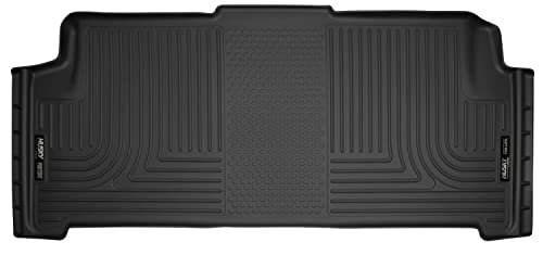 Husky Liners X-act Contour Floor Mats | Fits 2008 - 2016 Chrysler Town & Country, 2018 - 2020 Dodge Grand Caravan, 2008 - 2017 Dodge Grand Caravan | 2nd Row, 1-pc Black - 55531