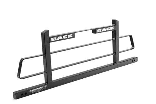 BACKRACK RealTruck Original Shortened Rack Frame Only | Black, No Drill | 15030 | Fits 2019-2024 Ford Ranger; 2015-2024 Chevrolet/GMC Colorado/Canyon