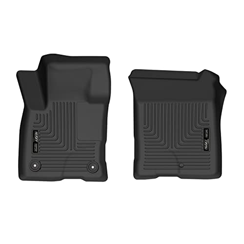 Husky Liners X-act Contour Floor Mats | Fits 2021 - 2024 Ford Bronco Sport; 2022 - 2024 Ford Maverick (EcoBoost Gas Model Only) | Front Row, 2-pc Black - 51891