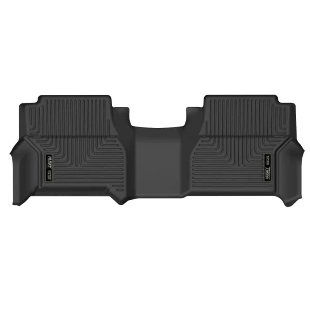 Husky Liners Weatherbeater Floor Mats | Fits 2008 - 2021 Nissan Frontier, 2009 - 2012 Suzuki Equator, Crew Cab | 2nd Row, 1-pc Black - 14511