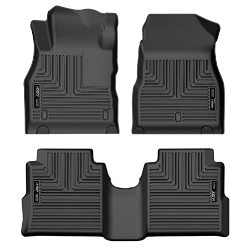 Husky Liners Weatherbeater Floor Mats | Fits 2018 - 2024 Nissan Kicks | Front & 2nd Row, 3-pc Black - 95271