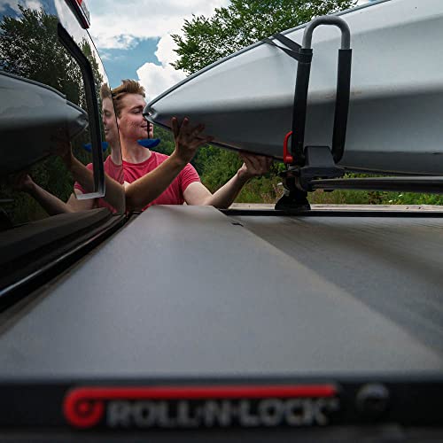 RealTruck Roll-N-Lock M-Series XT Retractable Truck Bed Tonneau Cover | 226M-XT | Fits 2020-2024 Chevy/GMC Silverado/Sierra 2500/3500HD 6' 10" Bed (82.2")