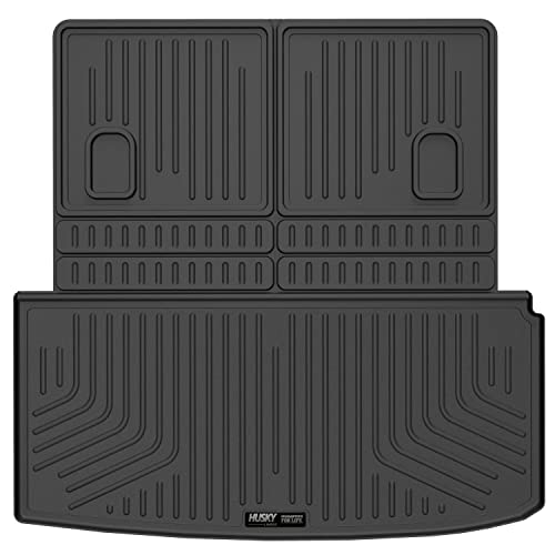 Husky Liners Weatherbeater Cargo Liner | Fits 2020 - 2024 Acura MDX (Fits to Back of 2nd Row - Folds Up &Down w/3rd Row) | Cargo, 1-pc Black - 25181