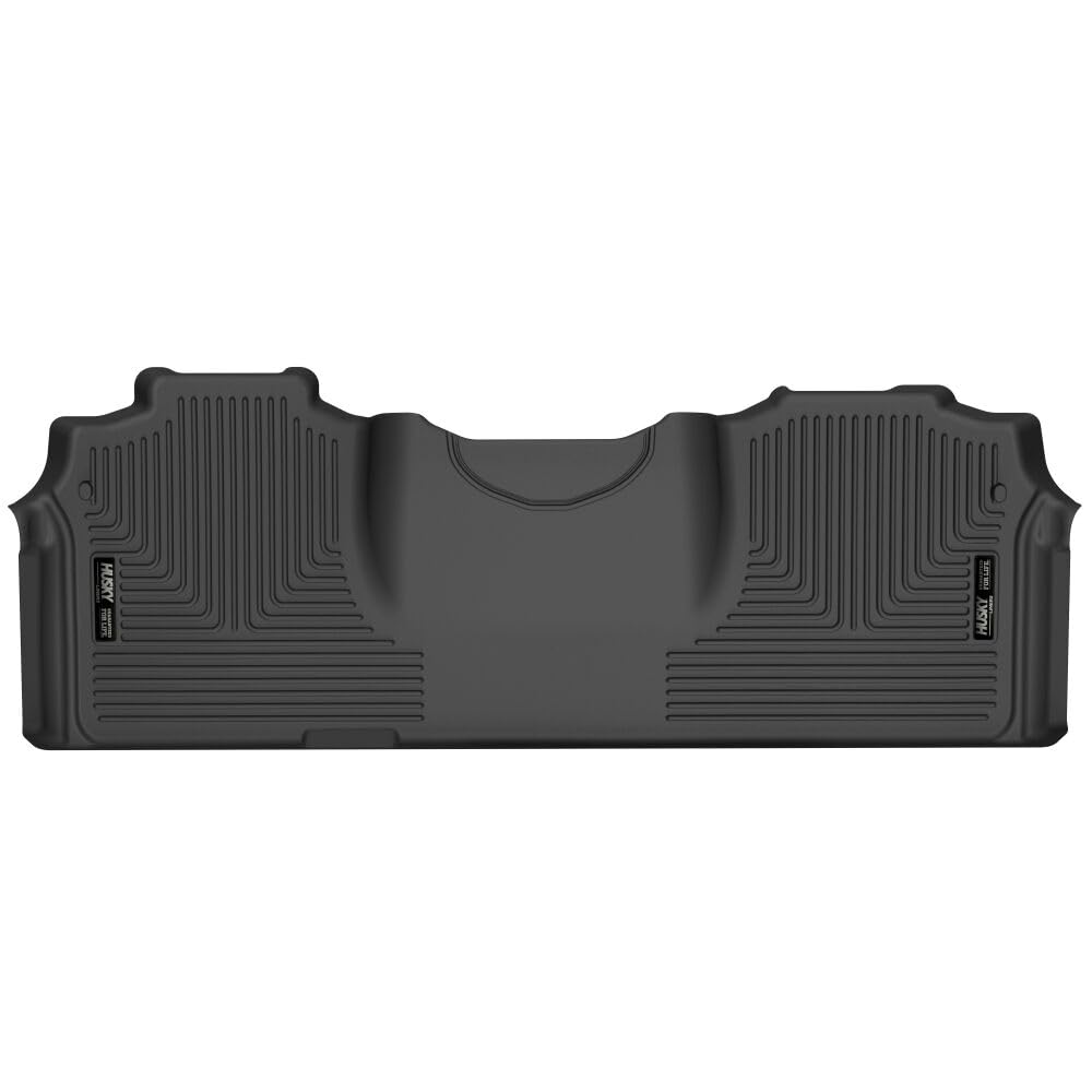 Husky Liners Weatherbeater Floor Mats | Fits 2019 - 2024 Dodge Ram 2500 & 3500 Mega Cab | 2nd Row, 1-pc Black - 14071