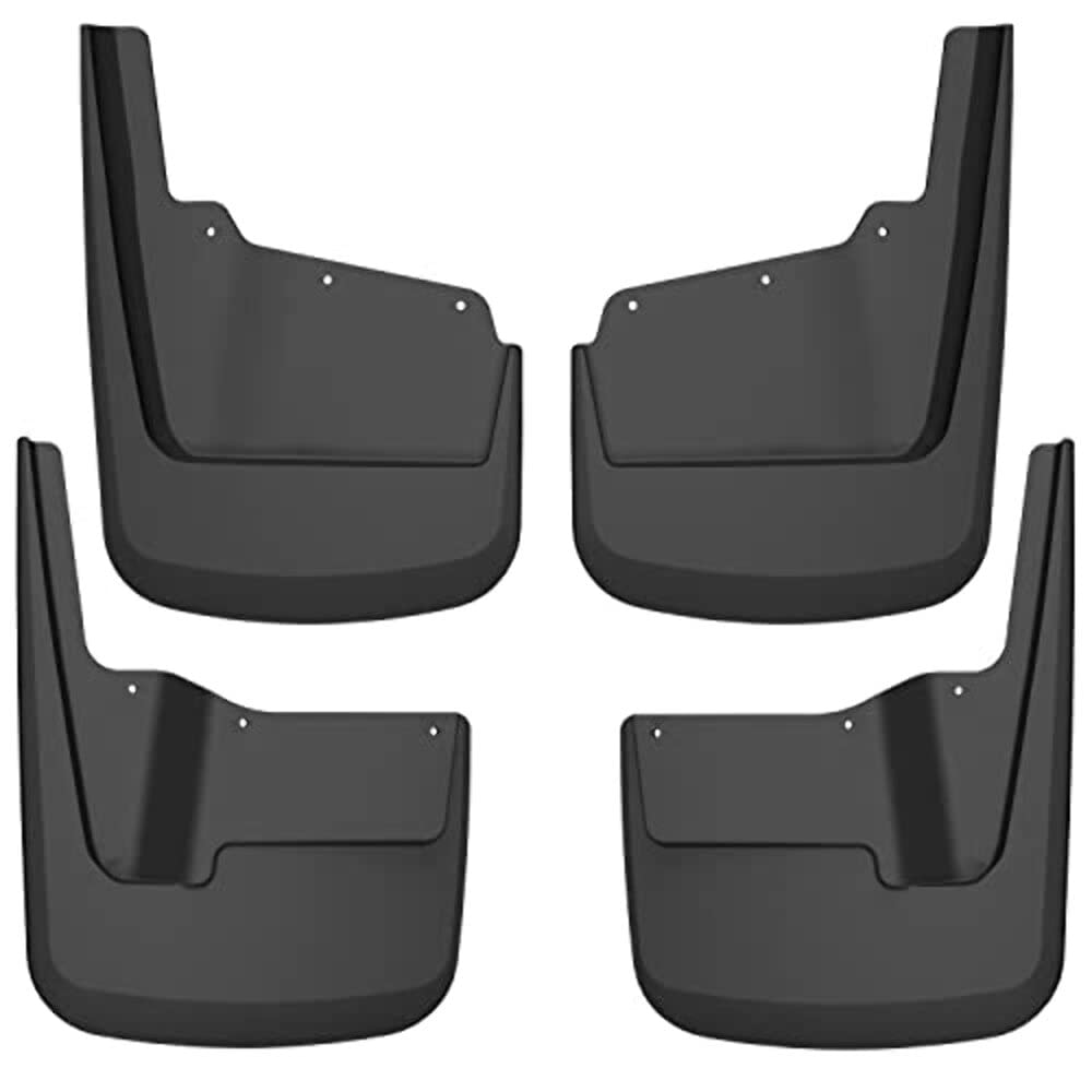 Husky Liners — Front & Rear Mud Guards | Fits 2020 - 2024 GMC Sierra 2500, 3500 HD (Excludes Dually) - Black, 4 Pc | 58296