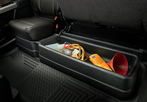 Husky Liners Gearbox - Under Seat Storage Box | Fits 2015 - 2024 F-150 (includes 22 - 23 Lightning) w/out optional fold flat stg box , 17 - 23 F-250, F-350 Black, 1 Pc. | 09281