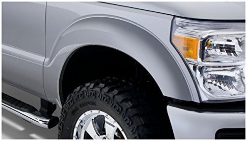 Bushwacker Extend-A-Fender Extended Front & Rear Fender Flares | 4-Piece Set, Black, Smooth Finish | 20932-02 | Fits 2011-2016 Ford F-250, F-350 Super Duty (Excludes Dually)