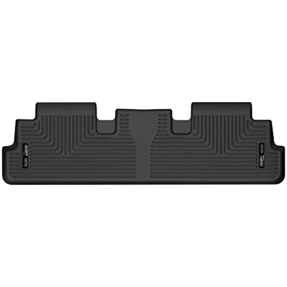 Husky Liners X-act Contour Floor Mats | Fits 2022 - 2024 Nissan Pathfinder & Infinity QX60 | 2nd Row, 1-pc Black - 51351