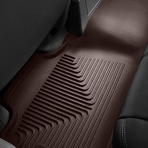 Husky Liners X-act Contour Floor Mats | Fits 2015 - 2023 Jeep Cherokee | 2nd Row, 1-pc Black - 55421