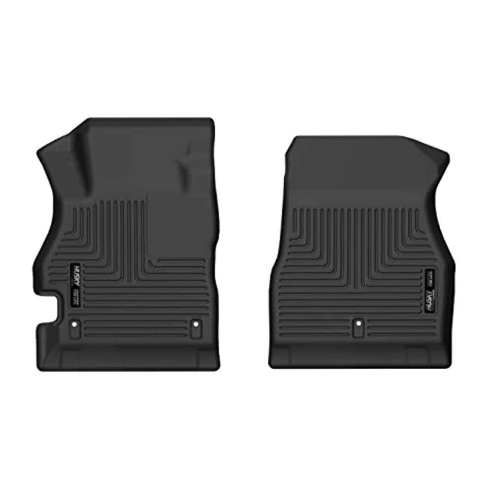 Husky Liners X-act Contour Floor Mats | Fits 2020 - 2024 Nissan Versa | Front Row, 2-pc Black - 54941