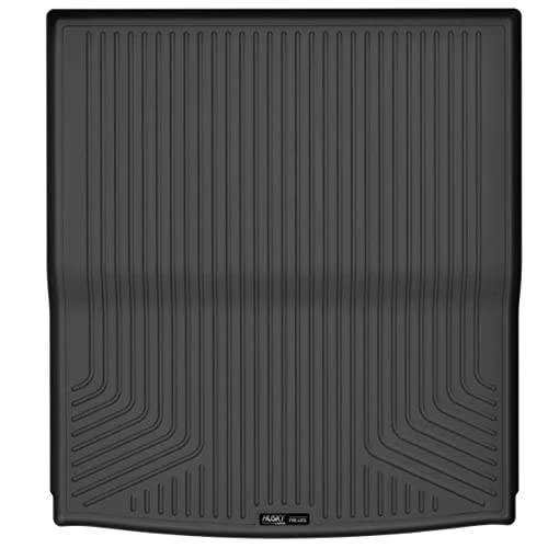 Husky Liners Weatherbeater Cargo Liner | Fits 2021 - 2024 Chevrolet Tahoe, GMC Yukon, Cadillac Escalade ( to Back of Over Folded Flat 3rd Row) | Cargo, 1-pc Black - 28291