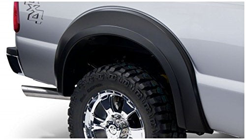 Bushwacker Extend-A-Fender Extended Front & Rear Fender Flares | 4-Piece Set, Black, Smooth Finish | 20932-02 | Fits 2011-2016 Ford F-250, F-350 Super Duty (Excludes Dually)