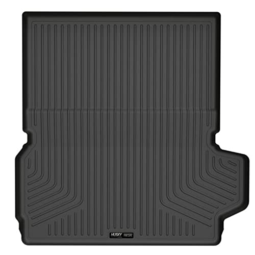 Husky Liners Weatherbeater Cargo Liner | Fits 2021 - 2024 Jeep Grand Cherokee L (Fits to Back of 2nd Row Over Folded Flat 3rd Row) | Cargo, 1-pc Black - 20671