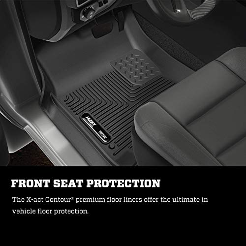 Husky Liners X-act Contour Floor Mats | Fits 2023 - 2024 Kia Sportage | 2nd Row, 1-pc Black - 50681