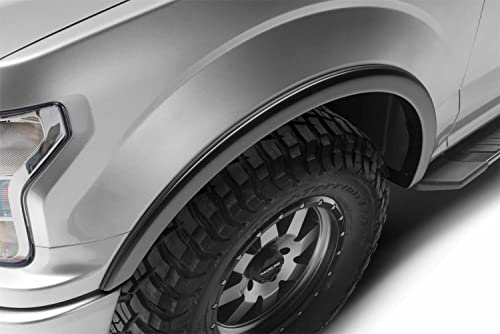 Bushwacker OE Style Factory Front Fender Flares | 2-Piece Set, Black, Smooth Finish | 20115-02 | Fits 2018-2020 Ford F-150