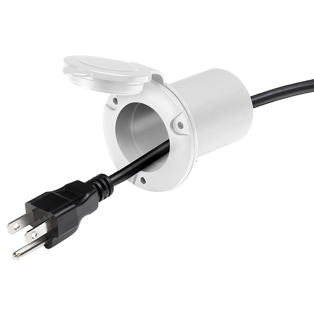 ProMariner 51310 White Univeral AC Plug Holder +