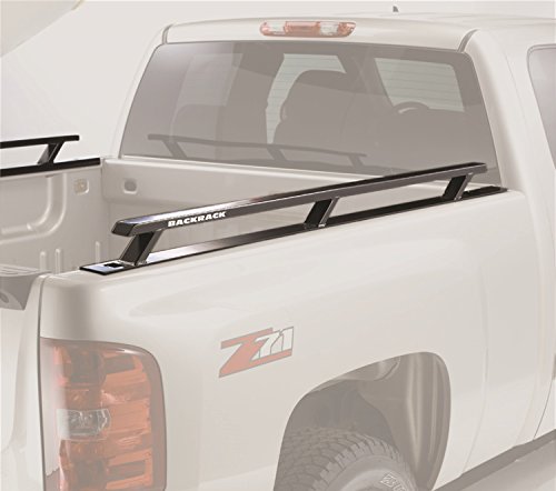 RealTruck BACKRACK Side Rails to use w/Standard Bed | Black, No Drill | 65521 | Fits 2017-2024 Ford F-250/F-350/F-450 6.5' Bed Aluminum Body