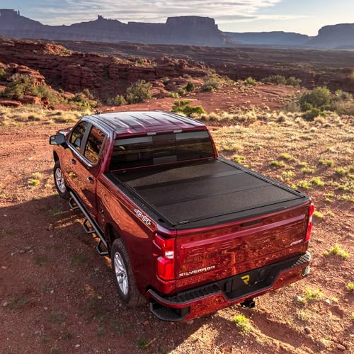 UnderCover ArmorFlex Hard Folding Truck Bed Tonneau Cover | AX12024 | Fits 2020 - 2023 Chevy/GMC Silverado/Sierra 2500/3500HD 6' 10" Bed (82.2")