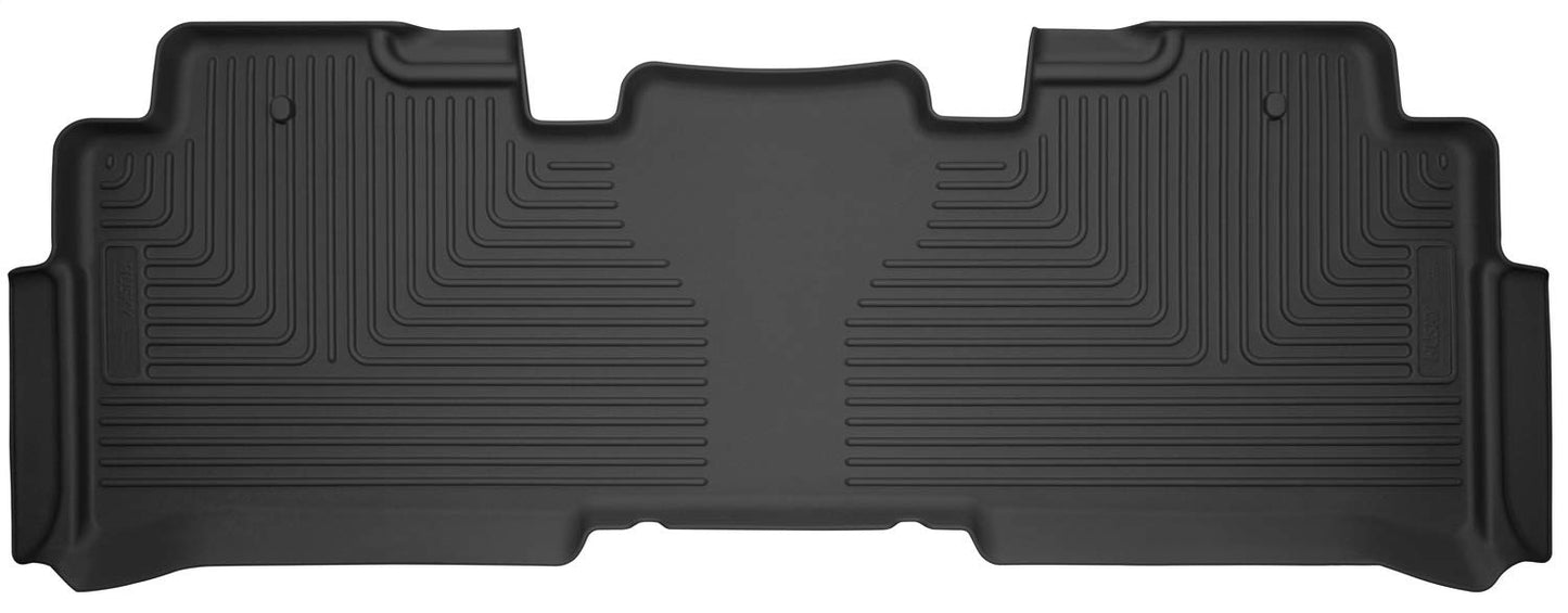 Husky Liners Weatherbeater Floor Mats | Fits 2018 - 2024 Honda Odyssey | 2nd Row, 1-pc Black - 19901