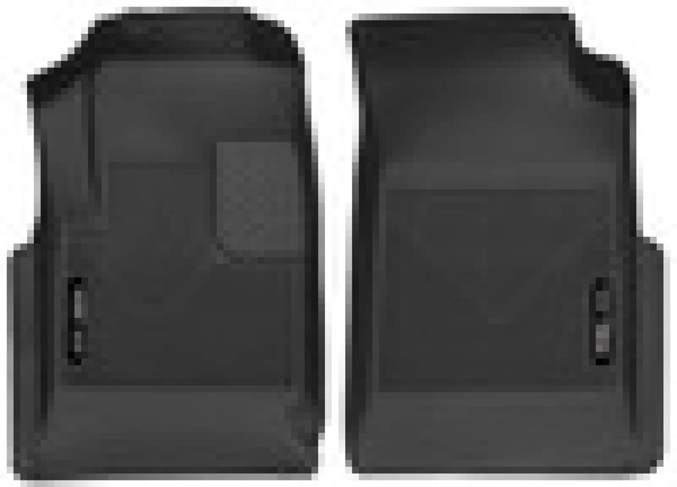 Husky Liners X-act Contour Floor Mats | Fits 2015 - 2022 Chevrolet Colorado & GMC Canyon Crew/Extended Cab | Front Row, 2-pc Black - 53121