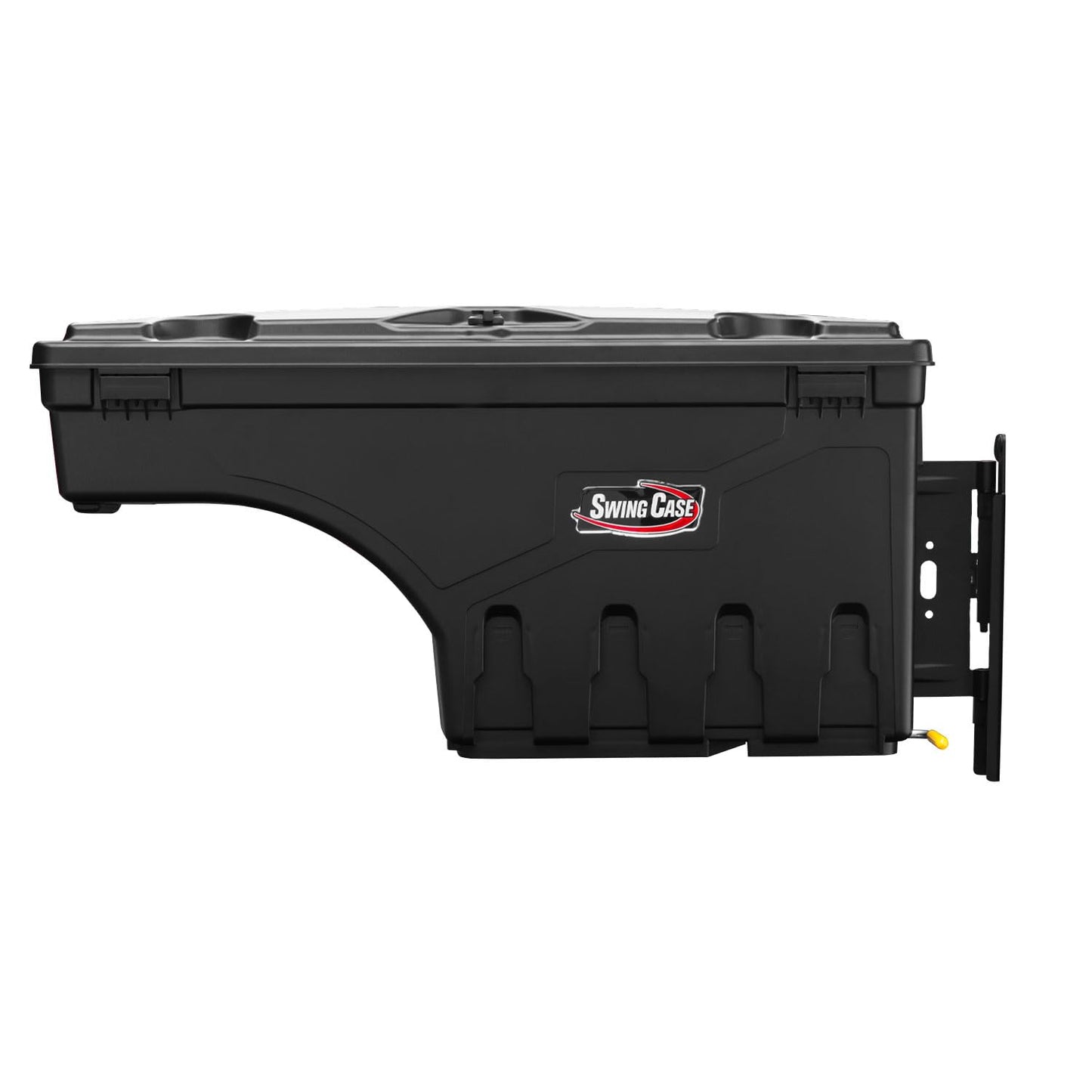 UnderCover SwingCase Truck Bed Storage Box | SC105D | Fits 2020 - 2023 Chevy/GMC Silverado/Sierra 2500/3500HD Drivers Side , Black