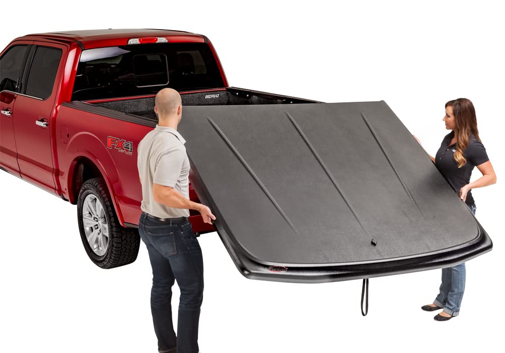 UnderCover SE One-Piece Truck Bed Tonneau Cover | UC2186 | Fits 2019-2022 Ford Ranger Std/Ext/Crew Cab - Black Textured 5' 1" Bed (61")