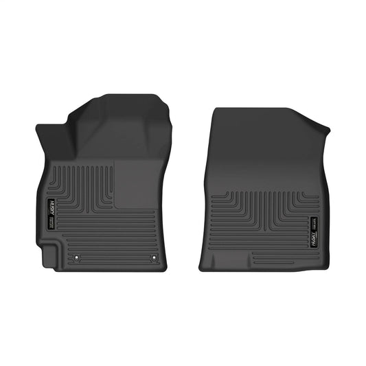 Husky Liners X-act Contour Floor Mats | Fits 2021 - 2024 Hyundai Elantra | Front Row, 2-pc Black - 51301