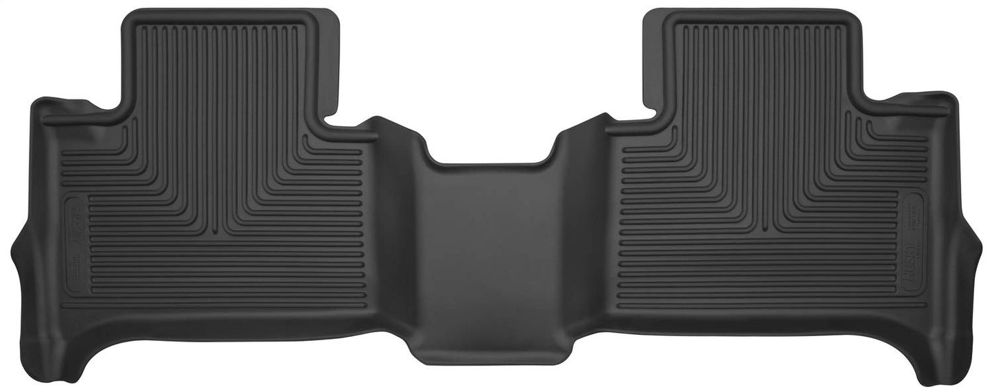 Husky Liners X-act Contour Floor Mats | Fits 2015 - 2021 Chevrolet Colorado/GMC Canyon Crew Cab | 3rd Row, 1-pc Black - 53231