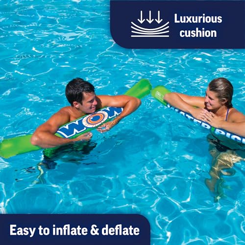 WOW Sports - Water Pickle Inflatable Pool Noodle - Perfect For Pools, Swimming, & Floating - Floatation Device for Adults & Children - Pool Accessory