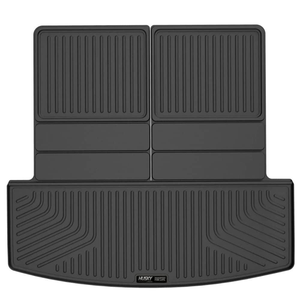 Husky Liners Weatherbeater Cargo Liner | Fits 2020 - 2024 Ford Explorer (Fits to Back of 2nd Row - Folds Up & Down w/3rd Row) | Cargo, 1-pc Black - 22321