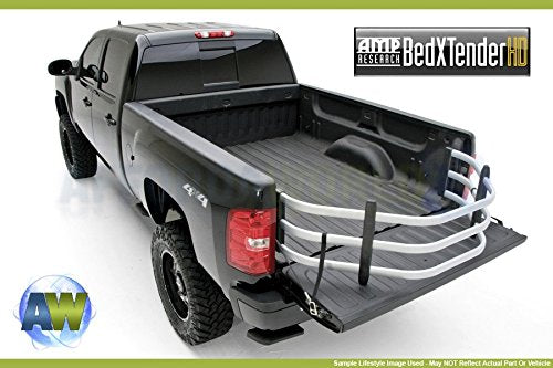 RealTruck AMP Research BedXTender HD Sport | 74802-00A | Fits 2016 - 2022 Toyota Tacoma; 2004 - 2012 Chevrolet Colorado & GMC Canyon; 2011 Dakota & Other Various 1981 - 2022 Vehicles (See Description)