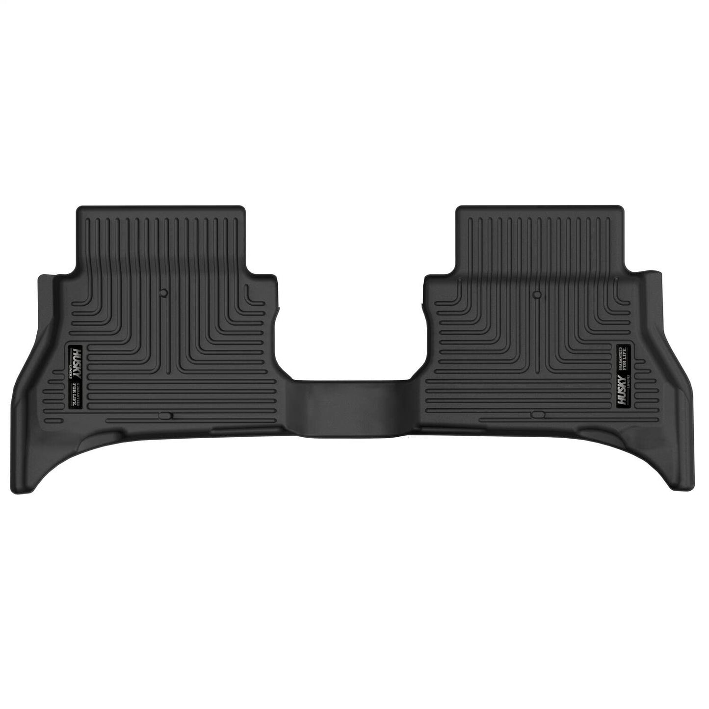 Husky Liners X-act Contour Floor Mats | Fits 2021 - 2024 Jeep Wrangler 4-Door | 2nd Row, 1-pc Black - 51291