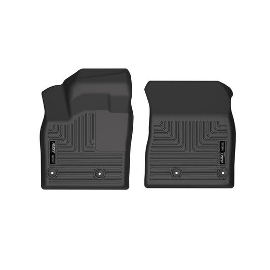 Husky Liners X-act Contour Floor Mats | Fits 2021 - 2024 Nissan Rogue | Front Row, 2-pc Black - 53981