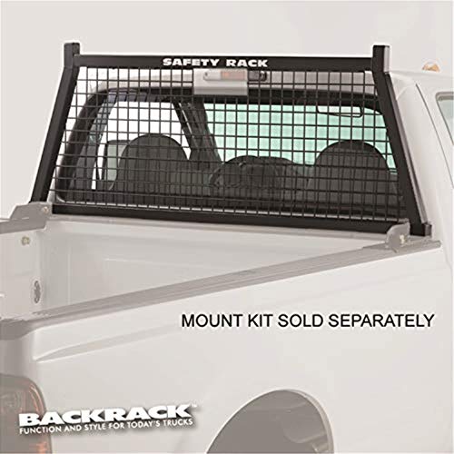 RealTruck BACKRACK Three Light Rack Frame Only | Black, No Drill | 148TL | 2001-2024 Chevrolet/GMC Silverado/Sierra 2500/3500HD; 2017-2024 Dodge RAM 1500/2500/3500; 2004-2024 Nissan Titan & Others