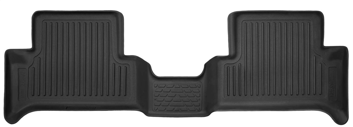 Husky Liners X-act Contour Floor Mats | Fits 2015 - 2022 Chevrolet Colorado & GMC Canyon, Extended Cab | 2nd Row, 1-pc Black - 53921