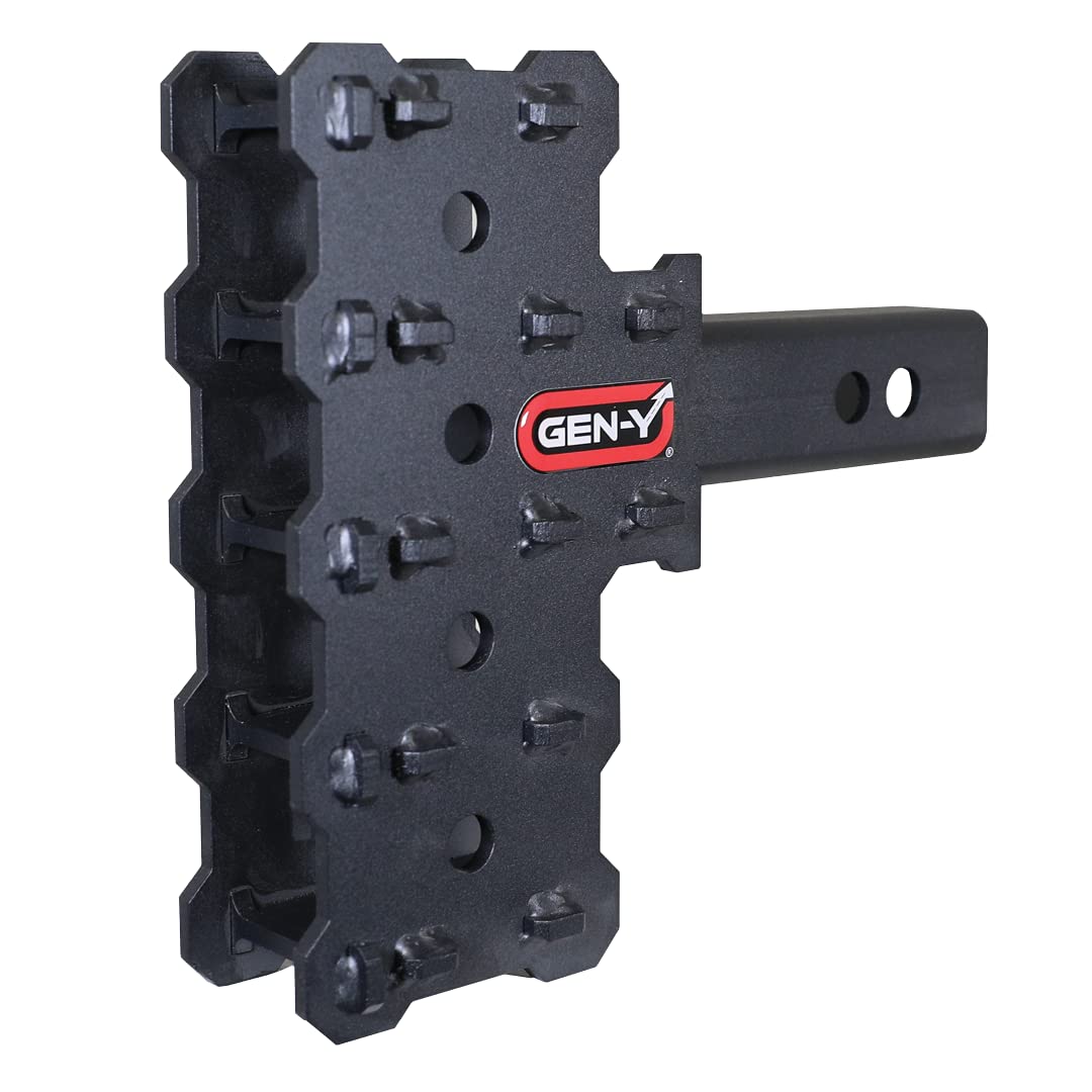 GEN-Y GH-13104X Phantom-X 4 Position Adjustable 4.5" Offset Drop Hitch for 2" Receiver - 7,000 LB Towing Capacity - 700 LB Tongue Weight