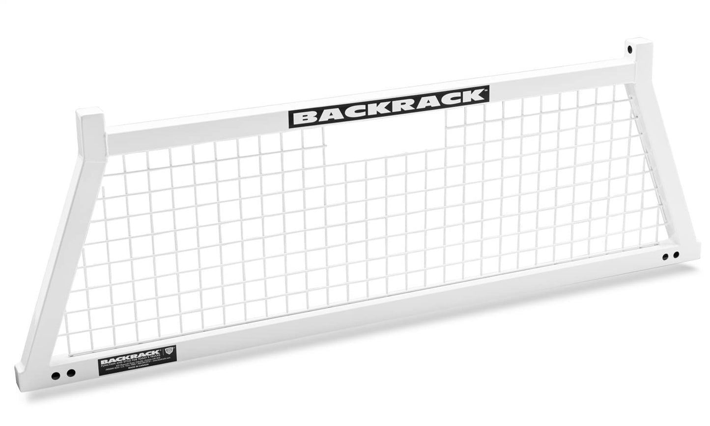 RealTruck BACKRACK Safety Rack Frame Only, White | 10800W | Fits 2017-2020 Ford F-250/F-350/F-450/F-550; 2011-2024 Dodge RAM 1500; 2019-2022 Dodge RAM 1500 Classic; 2004-2024 Nissan Titan & Others