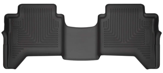 Husky Liners Weatherbeater Floor Mats | Fits 2019 - 2023 Ford Ranger SuperCrew | 2nd Row, 1-pc Black - 14411