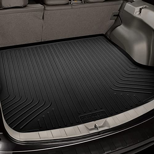 Husky Liners X-act Contour Floor Mats | Fits 2015 - 2023 Jeep Cherokee | 2nd Row, 1-pc Black - 55421